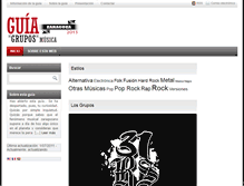 Tablet Screenshot of musicosdezaragoza.com